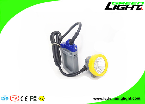 15000Lux 6.6Ah Kablolu LED Kapak Lambası 1.67W IP68 Madencilik Tüneli İçin Suya Dayanıklı
