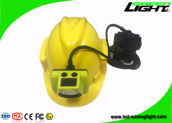 13.6Ah Kömür Madenciliği Işıkları Panasonic Pil USB 25000Lux 530lum IP68 Su Geçirmez Madenci Kapağı Lambası