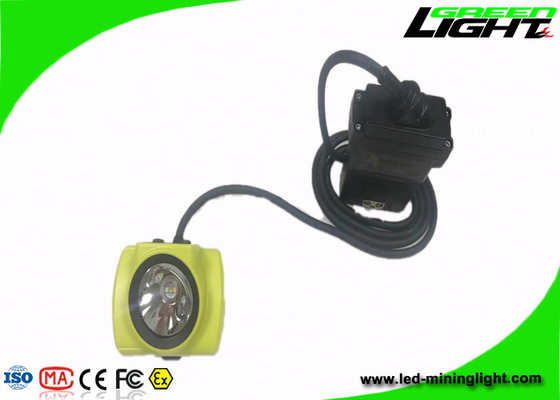 13.6Ah Kömür Madenciliği Işıkları Panasonic Pil USB 25000Lux 530lum IP68 Su Geçirmez Madenci Kapağı Lambası