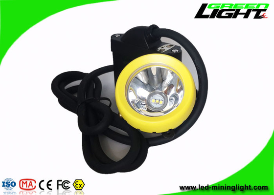 10000Lux LED Madencilik Işığı 1.67w 7.8Ah Su Geçirmez 216lum Şarj Edilebilir Far USB Kömür Madenciliği için Şarj