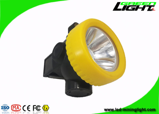 0.74W 5000Lux Taşınabilir Akülü Madencilik Kapağı Lambası PTC Şarj Edilebilir LED Şapka Işıkları