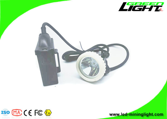 10000Lux LED Madenci Kapağı Lambası Şarj Edilebilir Lityum Pil 1.67W 6600mAh ABS PC Su Geçirmez