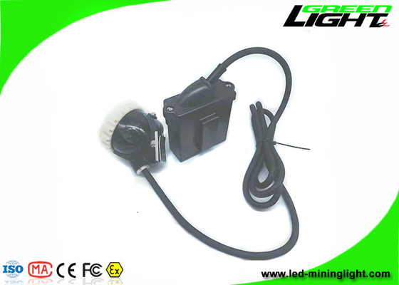 10000Lux LED Madenci Kapağı Lambası Şarj Edilebilir Lityum Pil 1.67W 6600mAh ABS PC Su Geçirmez