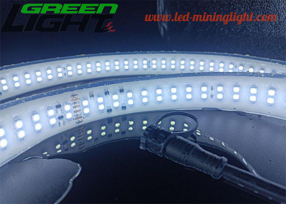 SMD5050 30 W LED Esnek Şerit Işıklar IP68 Su Geçirmez DC24V 2160lum/M ATEX Tünel Yeraltı Madencilik Dış Mekan