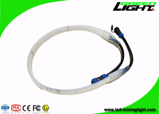 3100 Lümen IP68 Su Geçirmez Silikon Led Şerit Işık 35W / M Epistar 6200K Yeraltı Tüneli için
