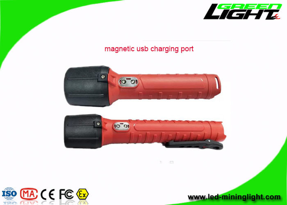 1300Lum LED El Feneri Meşalesi USB Şarj Edilebilir Dijital Ekran IP68 Açık Hava için Anti Patlayıcı Led Meşale