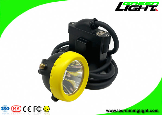 16 saat LED Madencilik Kapak Işıkları 10000 Lux 6600 mAh USB Şarj Cihazı Madenciler Baret İçin Far