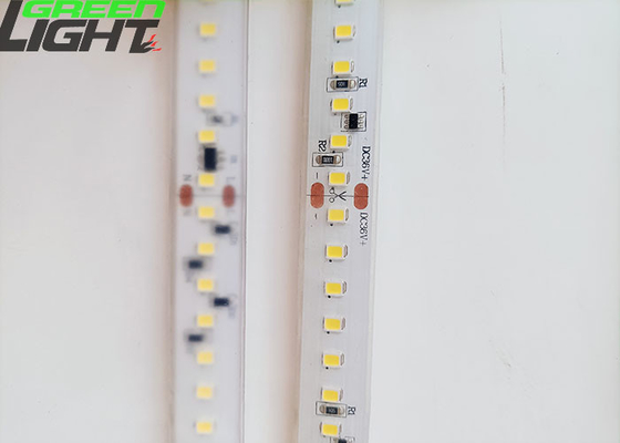 Çok renkli Yüksek Parlaklık Led Şerit Işıklar Su Geçirmez 36Volt SMD5050 Madencilik Tüneli Dış Mekan İçin Soğuk Beyaz