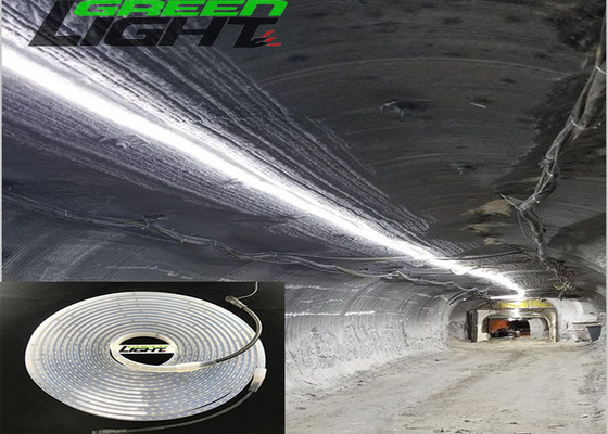 Çok renkli Yüksek Parlaklık Led Şerit Işıklar Su Geçirmez 36Volt SMD5050 Madencilik Tüneli Dış Mekan İçin Soğuk Beyaz