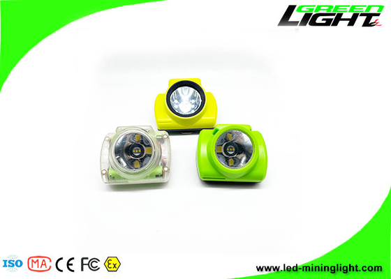 IP68 Su Geçirmez Akülü Led Madenciler Kap Lambası OLED Ekran Takip Sistemi Kurulumu için Taşınabilir 18000 Lux Madenciler Far