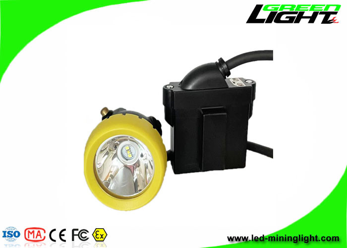 10000 Lux 216lum 7800 MAh Kablolu LED Madencilik Kapak Lambası Düşük Güç Uyarı Fonksiyonu ile USB Şarj Madenci Far