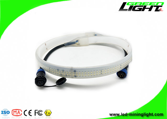 SMD5050 30 W LED Esnek Şerit Işıklar IP68 Su Geçirmez DC24V 2160lum/M ATEX Tünel Yeraltı Madencilik Dış Mekan