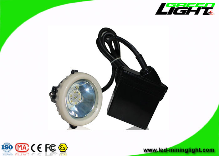 6.6Ah Led Madenciler Kapak Lambası Kablolu Anti Patlayıcı 10000lux Şarj Edilebilir Lityum İyon IP67 Su Geçirmez
