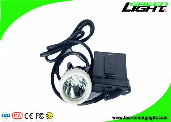 6600mA Madencilik Kapak Işıkları 4000/10000Lux Anti Patlama Şarj Edilebilir IP67 Su Geçirmez Led Kablolu Madenciler Kap Lambası