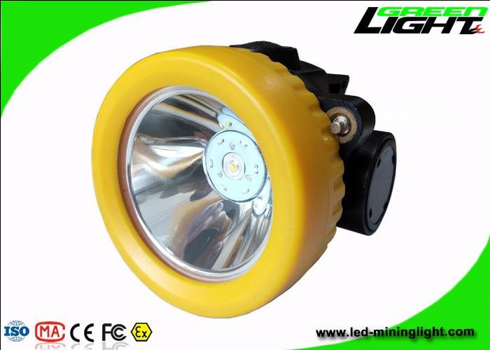 0.74W 5000Lux Taşınabilir Akülü Madencilik Kapağı Lambası PTC Şarj Edilebilir LED Şapka Işıkları