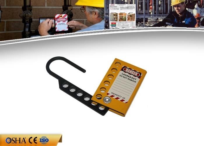 50 * 116 Mm Alüminyum Lokavt Etiketleme Hasp 6adet Asma Kilitler Kelepçe Kalın 5 Mm