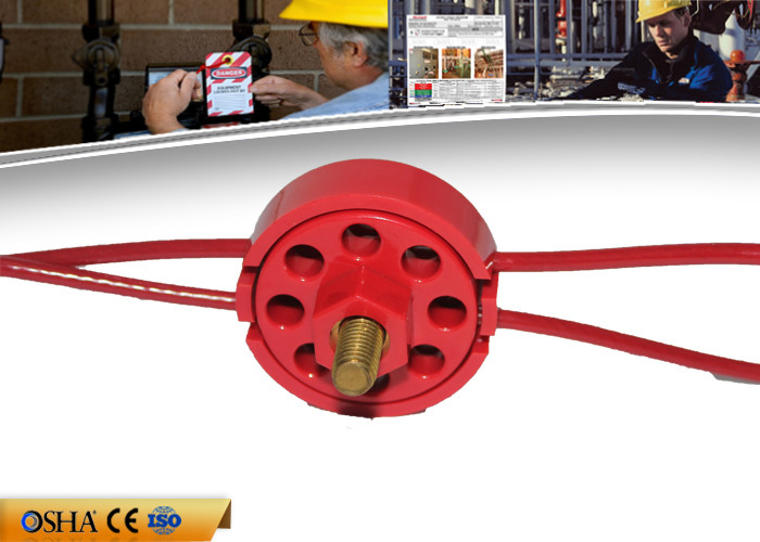 ZC-L31 Tekerlek Direnci Kablo Kilidi, CE 119g PVC Kaplı Kilitleme Etiketi