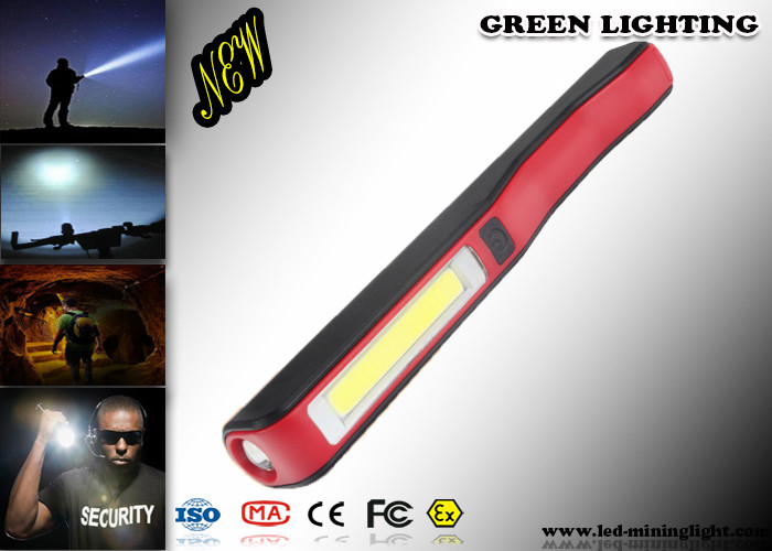 140 Lum IP65 LED El Feneri Torch Kalem Stili ABS Malzeme Mikro USB Şarj Cihazı