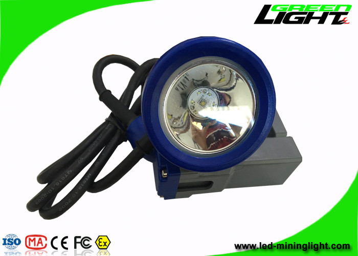 IP68 su geçirmez ve 420g taşınabilir yeraltı güvenliği patlamaya dayanıklı led madencilik kablolu madenci kapağı lambası