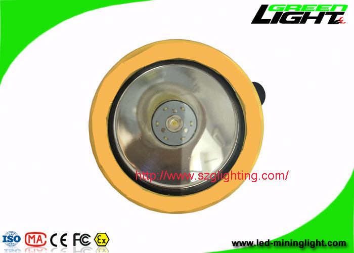 4000lux IP68 su geçirmez Turuncu / Siyah LED Madencilik Işık Yangınla Mücadele / Tersane İçin 1000 Döngü Ömrü