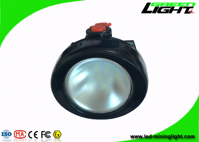 143g Ağırlık LED Madencilik Far 10000 Lux, Kırmızı ve Siyah Renkli Kabuklu