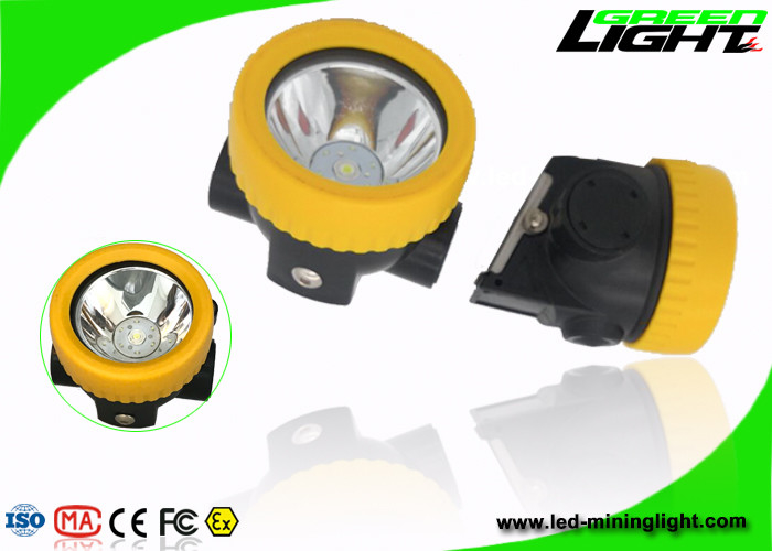 IP68 Su Geçirmez Led Madencilik Kap Lambası, Sabit Şapka Led Işıkları ABS Malzeme 2.2Ah Pil