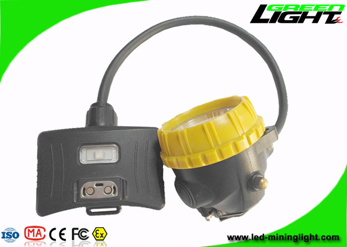 Emniyet Halatlı Yarı Kablolu LED Madencilik Işığı 6.8Ah IP68 1200 Pil Çevrimleri