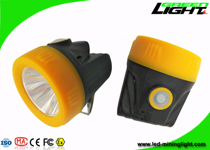 Ultralight 170g Akülü Led Madencilik Kapağı Lambası Yüksek Parlaklık Patlaması - Kanıtı