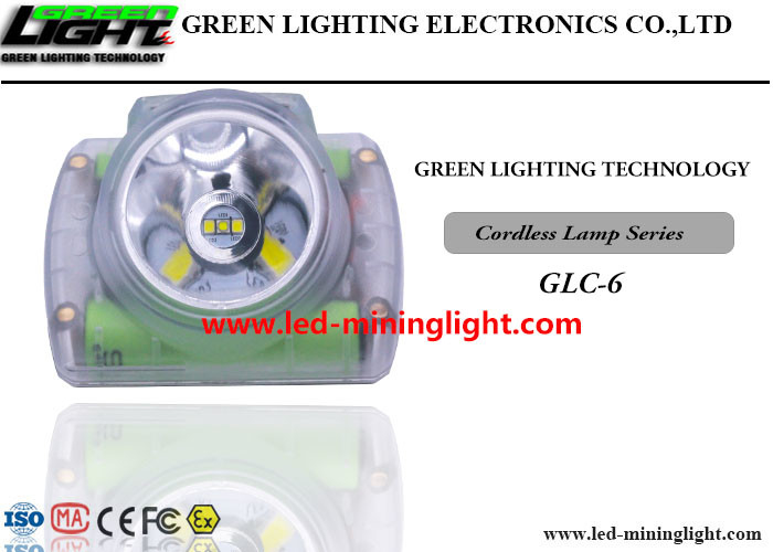 USB Şarj LED Madencileri Cap Lambası 25000lux 1.78W OLED Ekranlı Alev Geciktirici