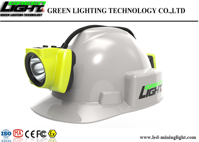 LED Ekranlı Yarı Kablolu LED Madenciler Cap Lambası Yüksek Parlaklık GLS-6
