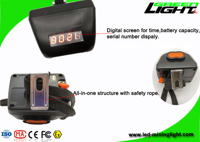 Yeraltı Güvenliği Madencileri Kapak Lambaları Akülü, PC Baret Led Işıkları GL4.5