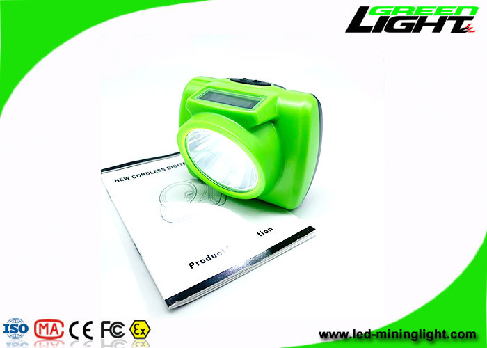 OLED Ekranlı Taşınabilir 13000 Lux Cree Led Madenci Far SOS 232lum Ayarlanabilir Paslanmaz Çelik Klips