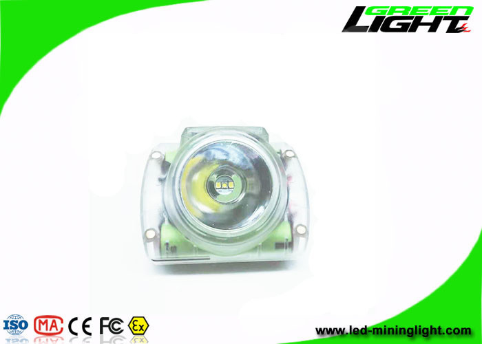 Şeffaf 13000 Lux Akülü Led Madencilik Işıkları IP68 OLED Ekranlı Madenci Farlı Suya Dayanıklı Cree Led