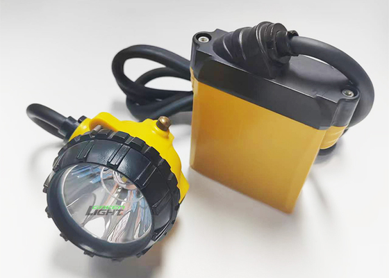 Yüksek Işıklı 10400mah 348lümen Şarj Edilebilir Led Madenci Kafa Lambası Kömür Madencisi Lambası 25000lux